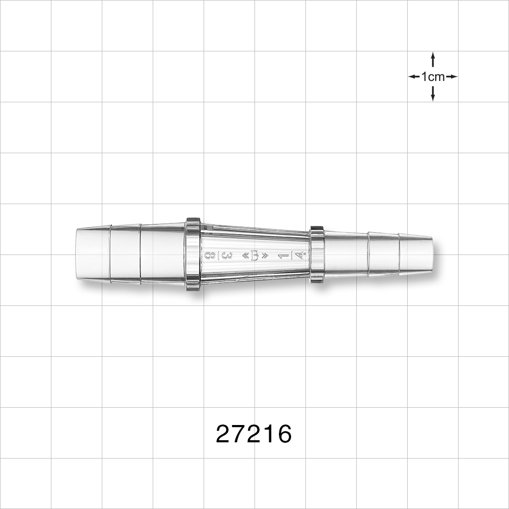 Straight Connector Reducer Barbed Natural 27216