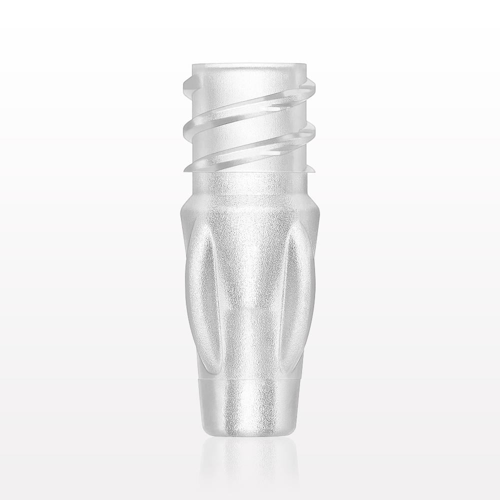 Female Luer Lock, Tubing Port, Clear