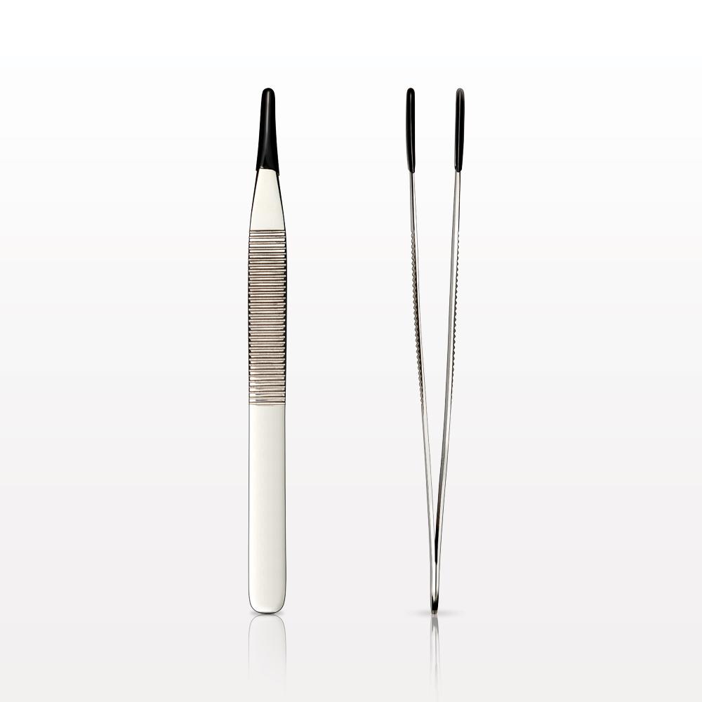 Single Use Adson Forceps, Coated Tips