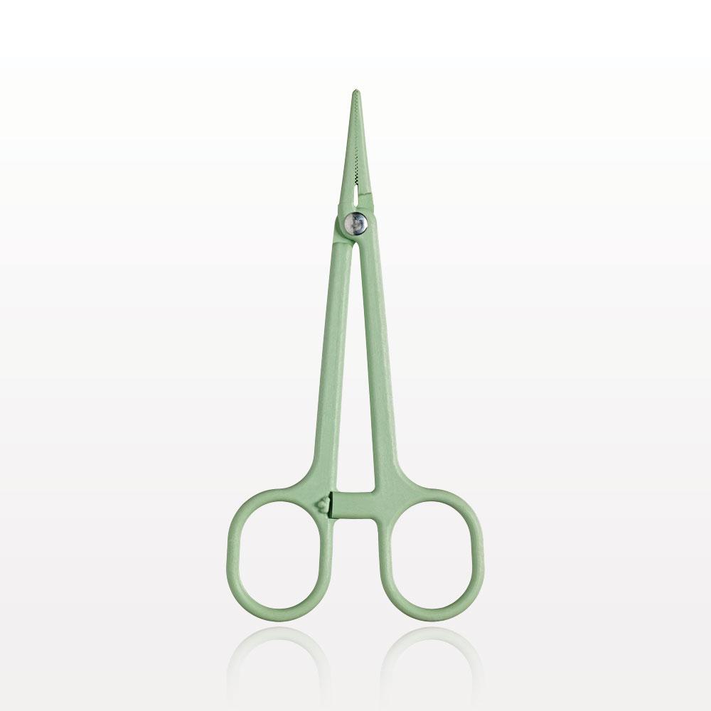 Single-Use Locking Forceps, Green