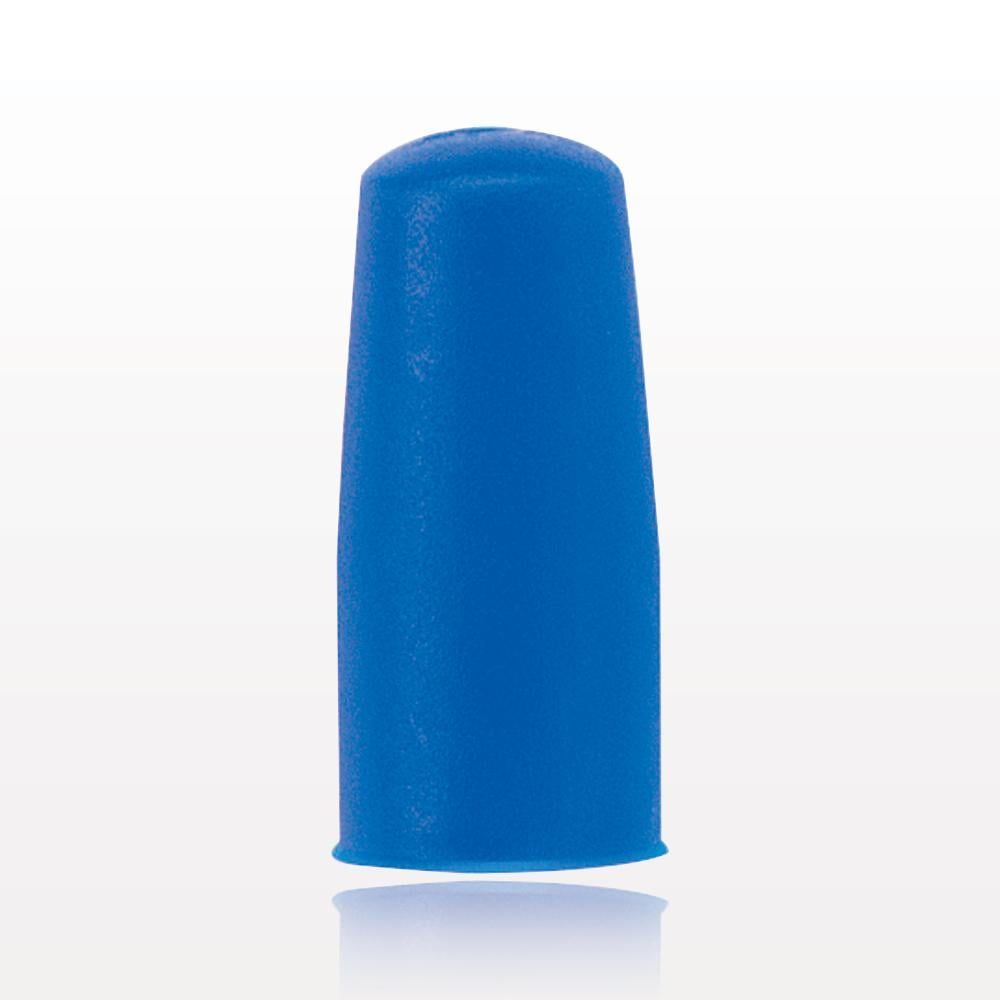 Non-Threaded Cap, Vented, Blue