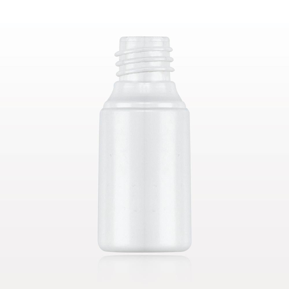 15ml White Cylinder Bottle, Bulk Packed