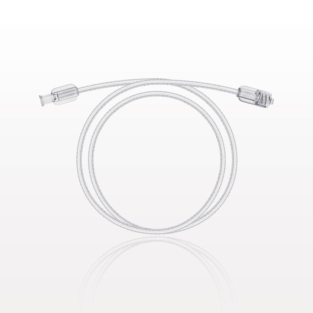 Bonded Braided High-Pressure Extension Line, Female Luer Lock to Male Luer Lock