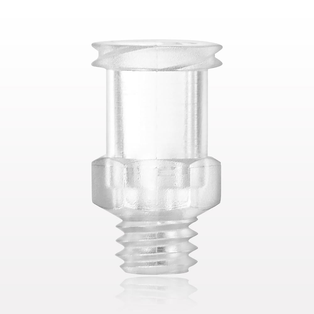 Threaded Connector, Female Luer Lock, Clear