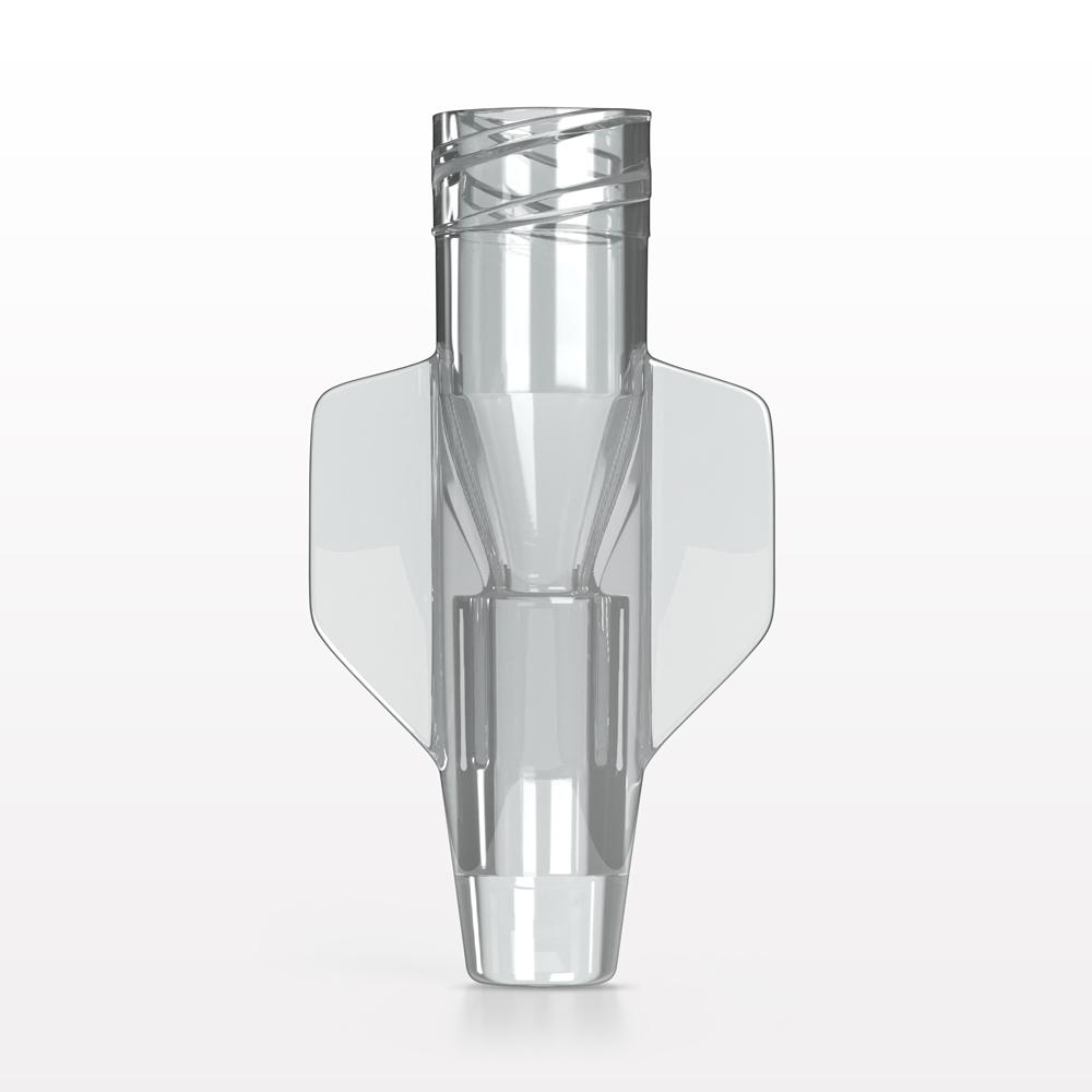 Female Luer Lock, Tubing Port, Clear