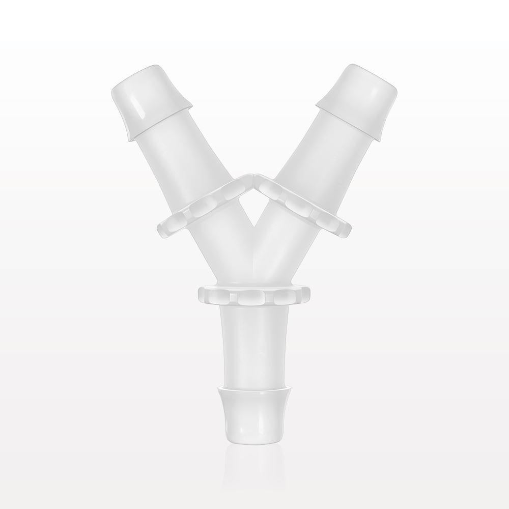 Y Connector, Barbed, Natural