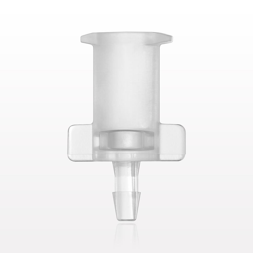 Female Luer Lock to Barb Connector, Natural
