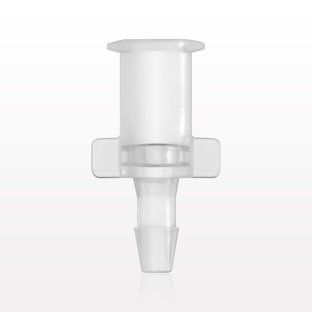 Female Luer Lock to Barb Connector, Natural