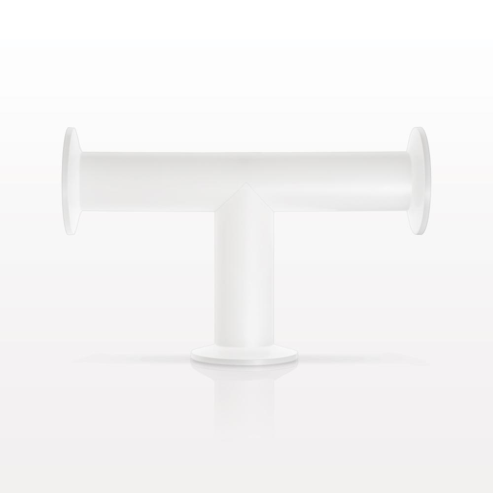 T Fitting, Sanitary Flange, Natural