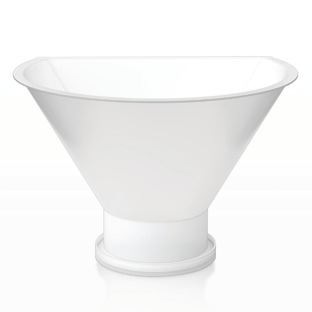 Flat Edge Funnel, Sanitary Flange