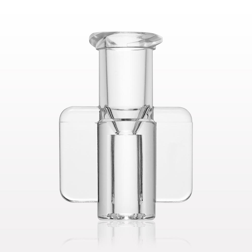Female Luer Lock, Tubing Port, Clear