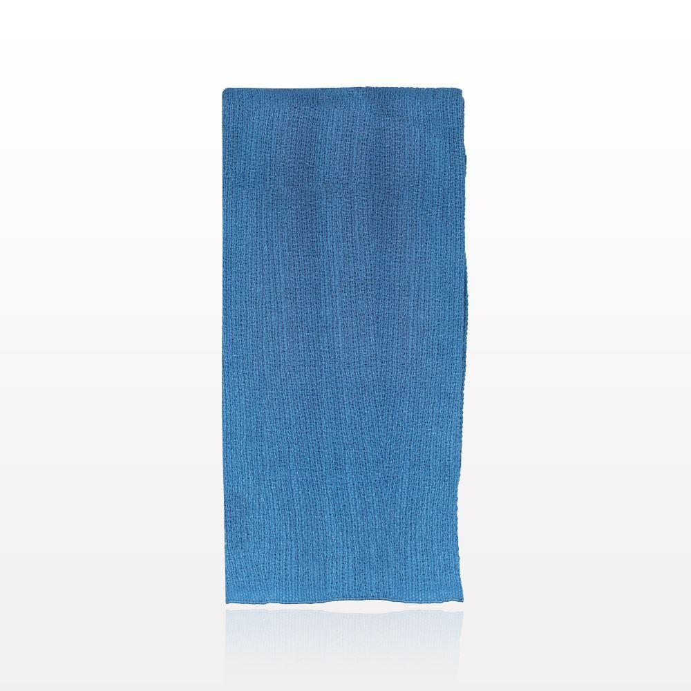 Blue Cotton Towel, 4 Sides Sewn