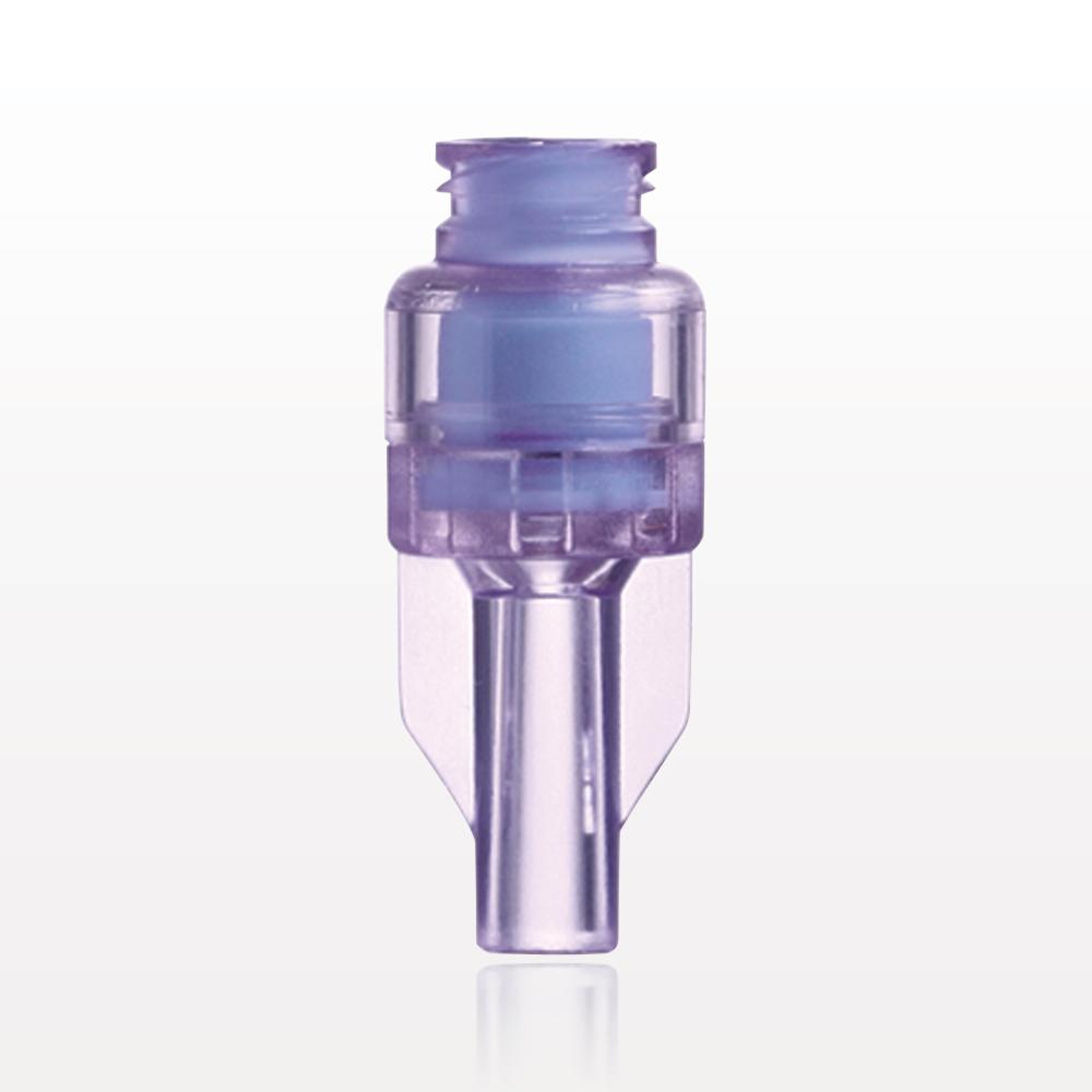 Needleless Injection Site, Swabbable, Female Luer Lock, Tubing Port