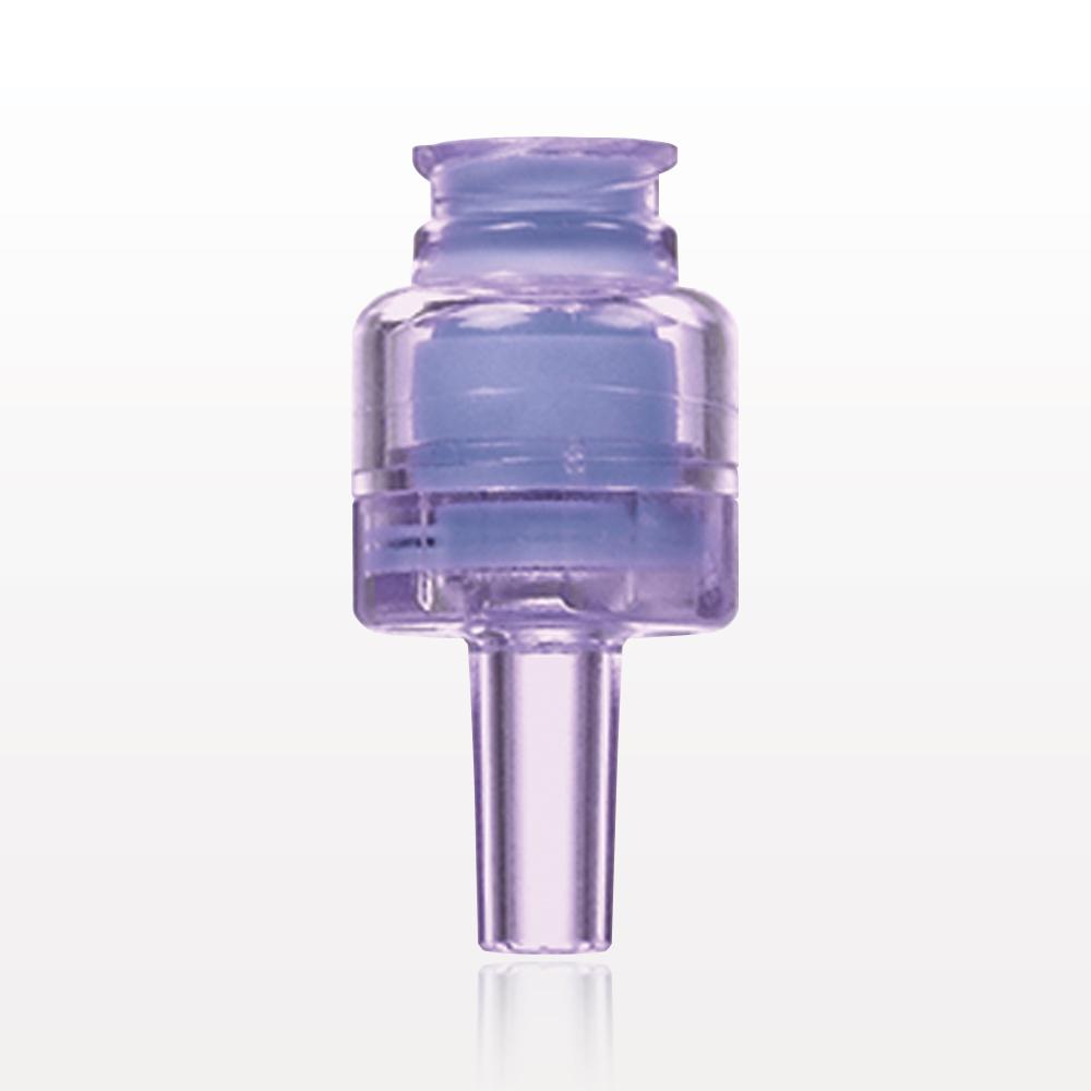 Needleless Injection Site, Swabbable, Female Luer Lock, Male Luer Slip