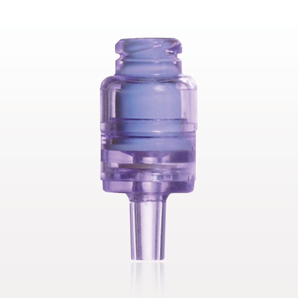 Needleless Injection Site, Swabbable, Female Luer Lock, Male Luer Slip, One Way Check Valve