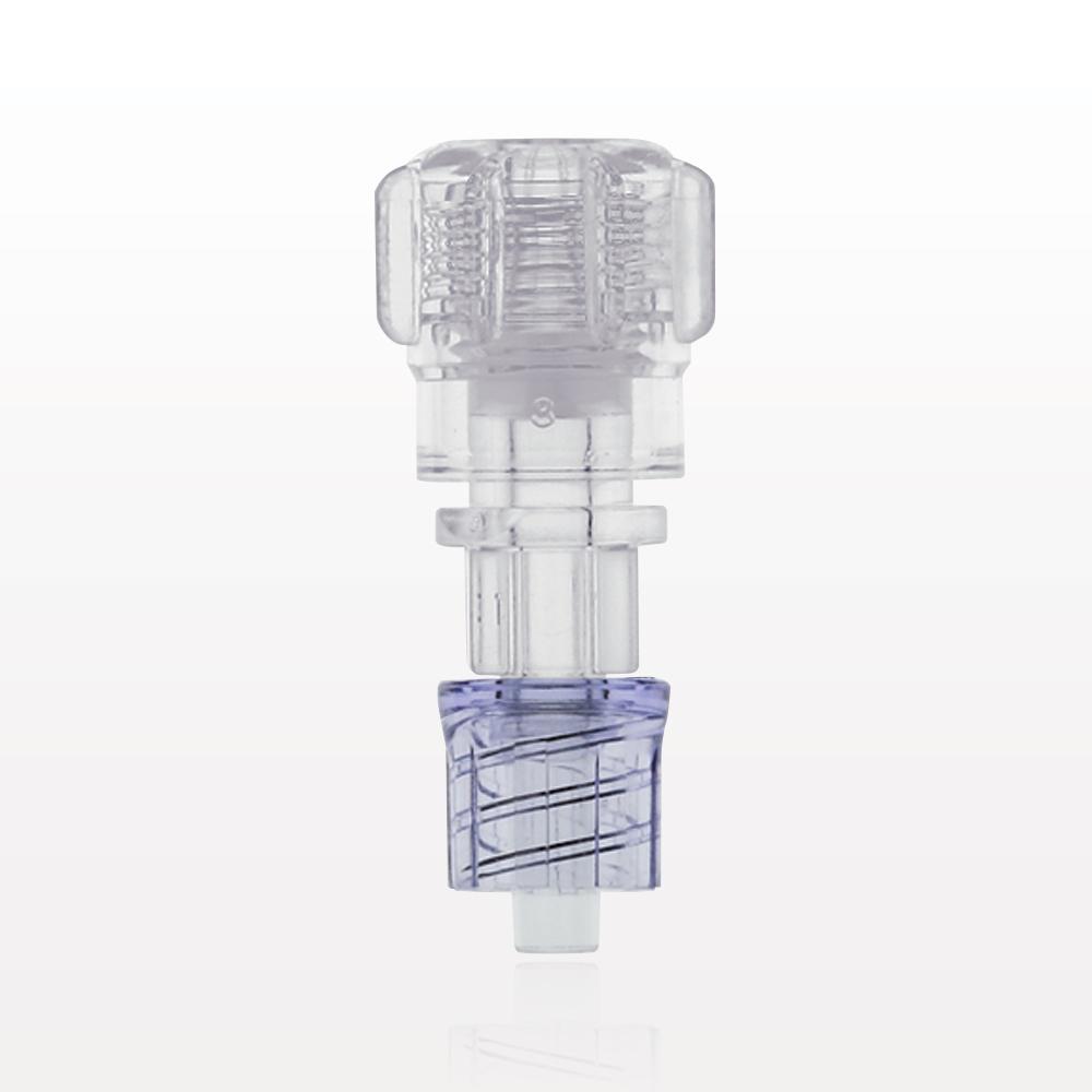 Hemostasis Valve Straight Connector, Male Luer Spin Lock