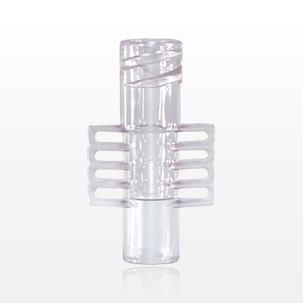 Large-Bore Female Connector, Clear
