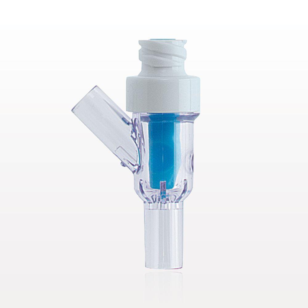 Y Connector, Needleless Injection Site, Swabbable, Female Luer Lock, Tubing Ports