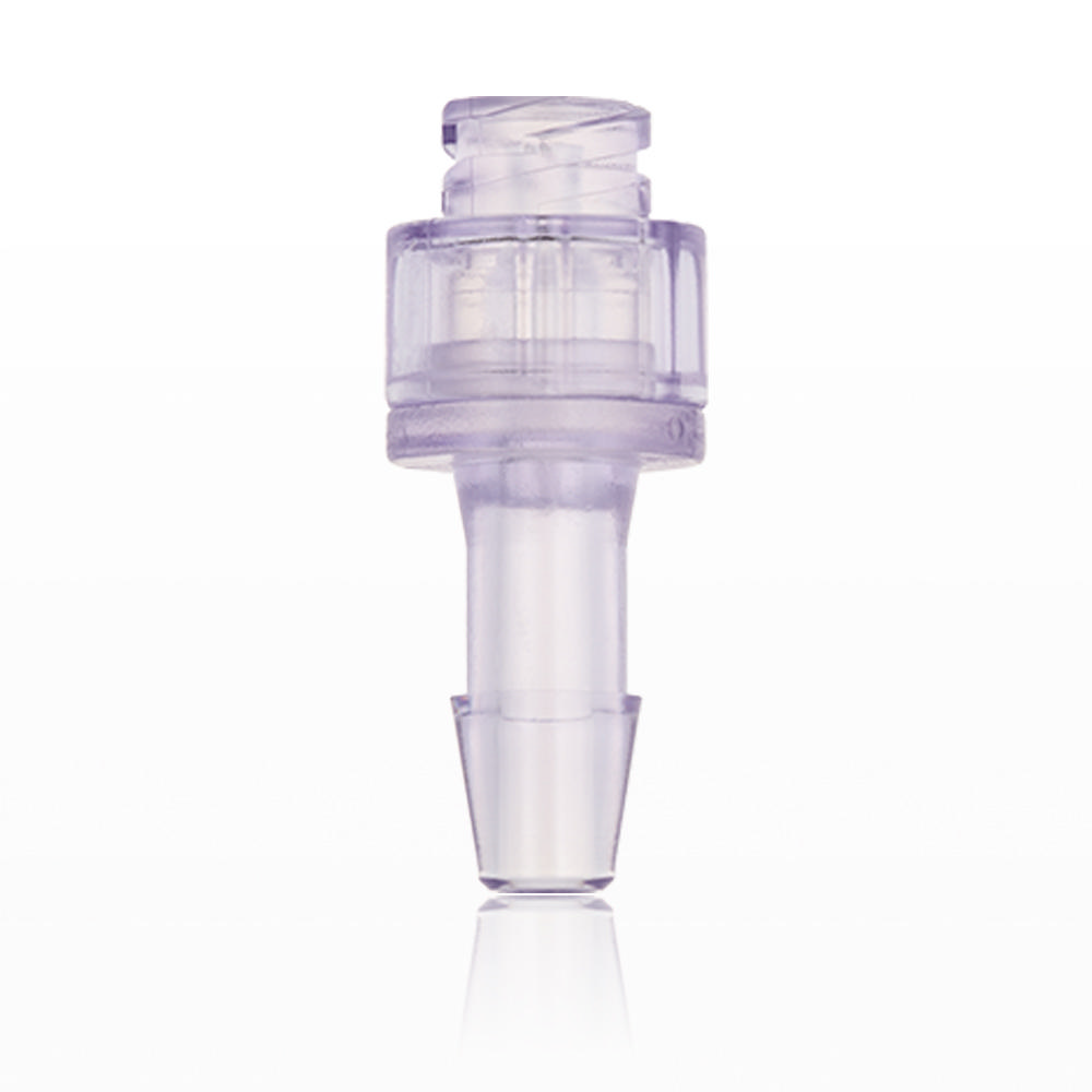 Needleless Injection Site, Swabbable, Female Luer Lock, Barbed