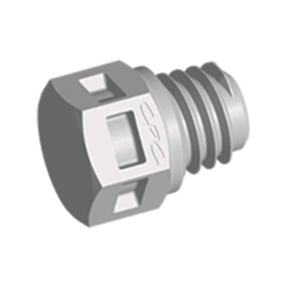 Threaded Plug, Natural, 100/Bag