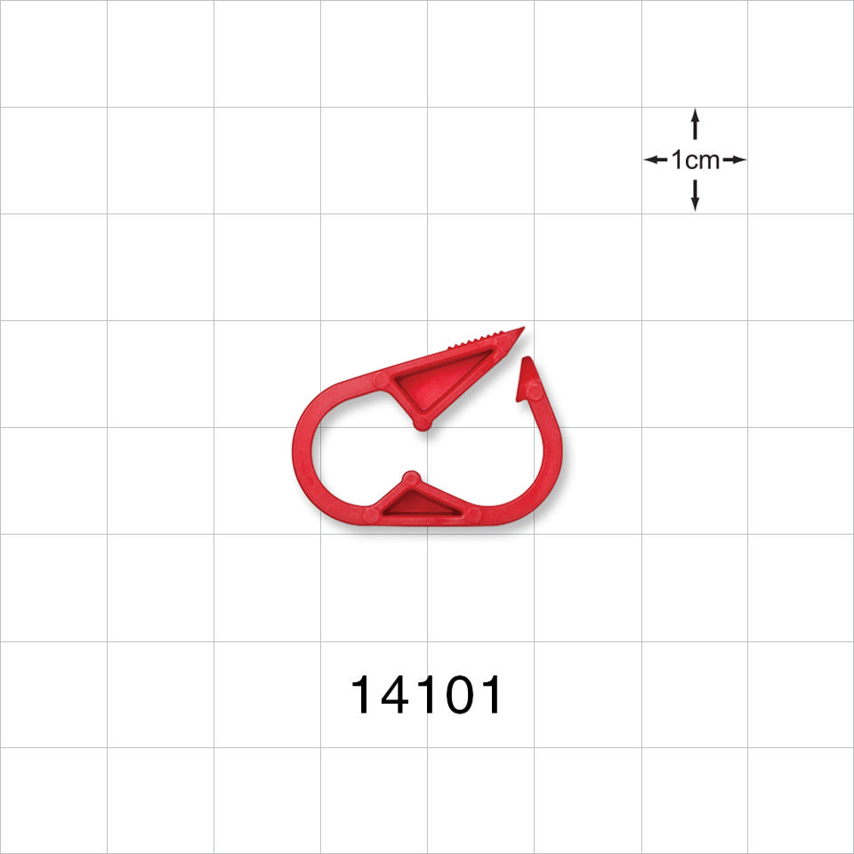 Mini Inch Pinch Mini Pinch Clamp, Red