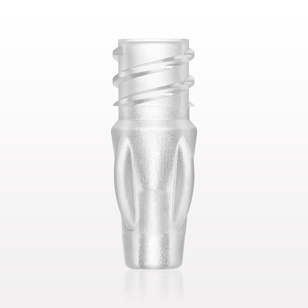 Female Luer Lock, Tubing Port, Clear