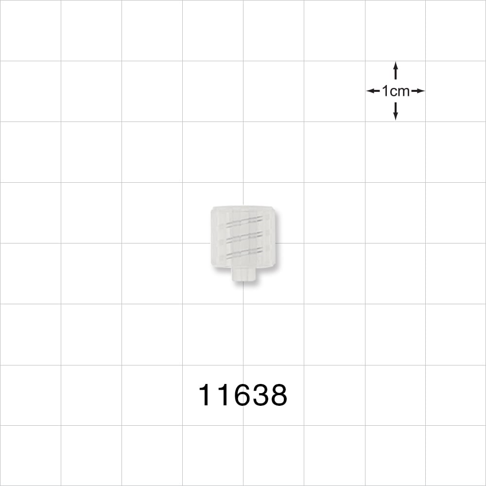 Male Luer Cap, Vented, Natural