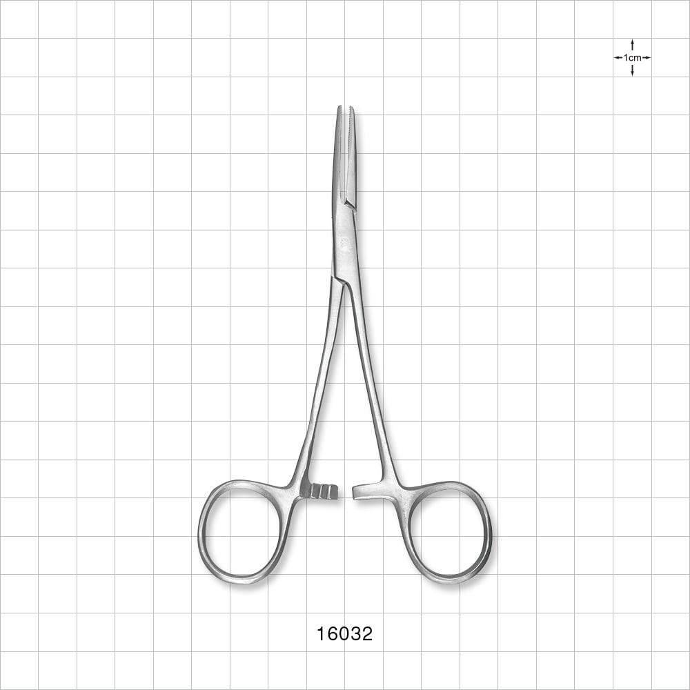 Single-Use Locking Kelly Forceps, Satin Finish