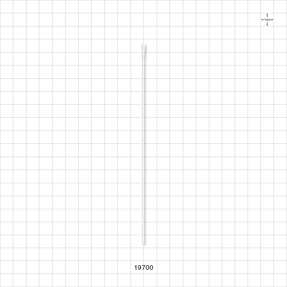 Micro-Mini Round Tip Swab With White Handle,