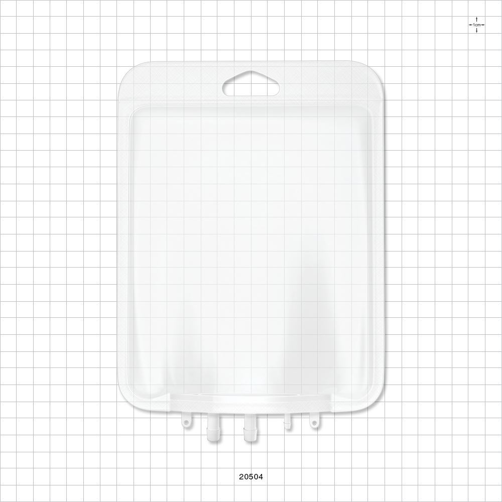 Aramus™ 2D Bag Chamber, 3 Ports, Non-Sterile