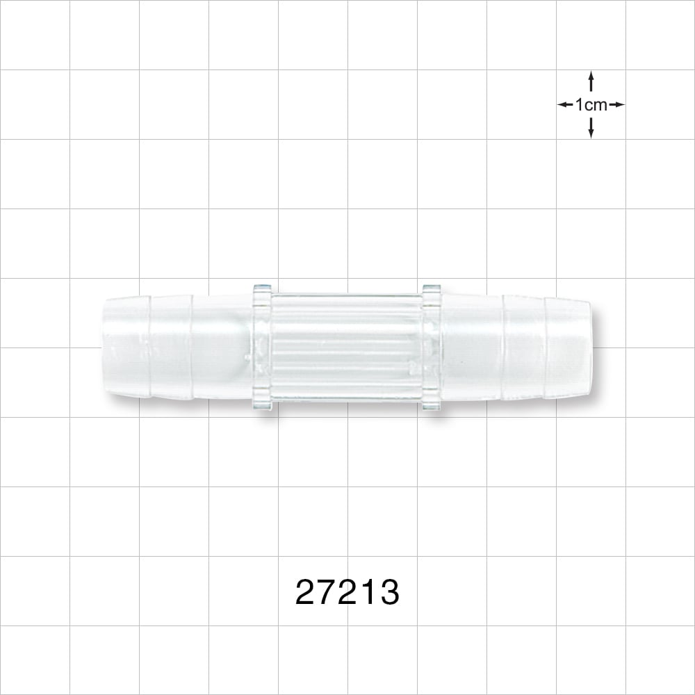 Straight Connector, Barbed, Natural