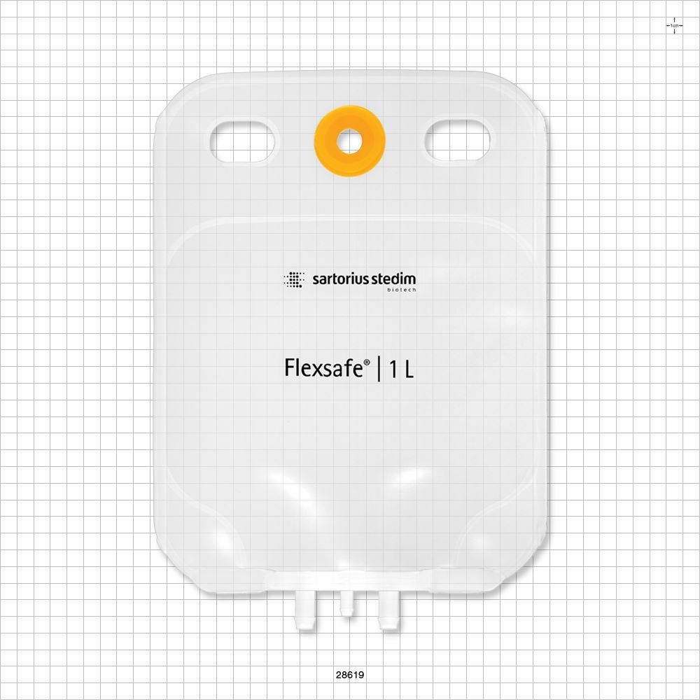 Flexsafe® 2D Bag Chamber, 3 Ports, Non-Sterile
