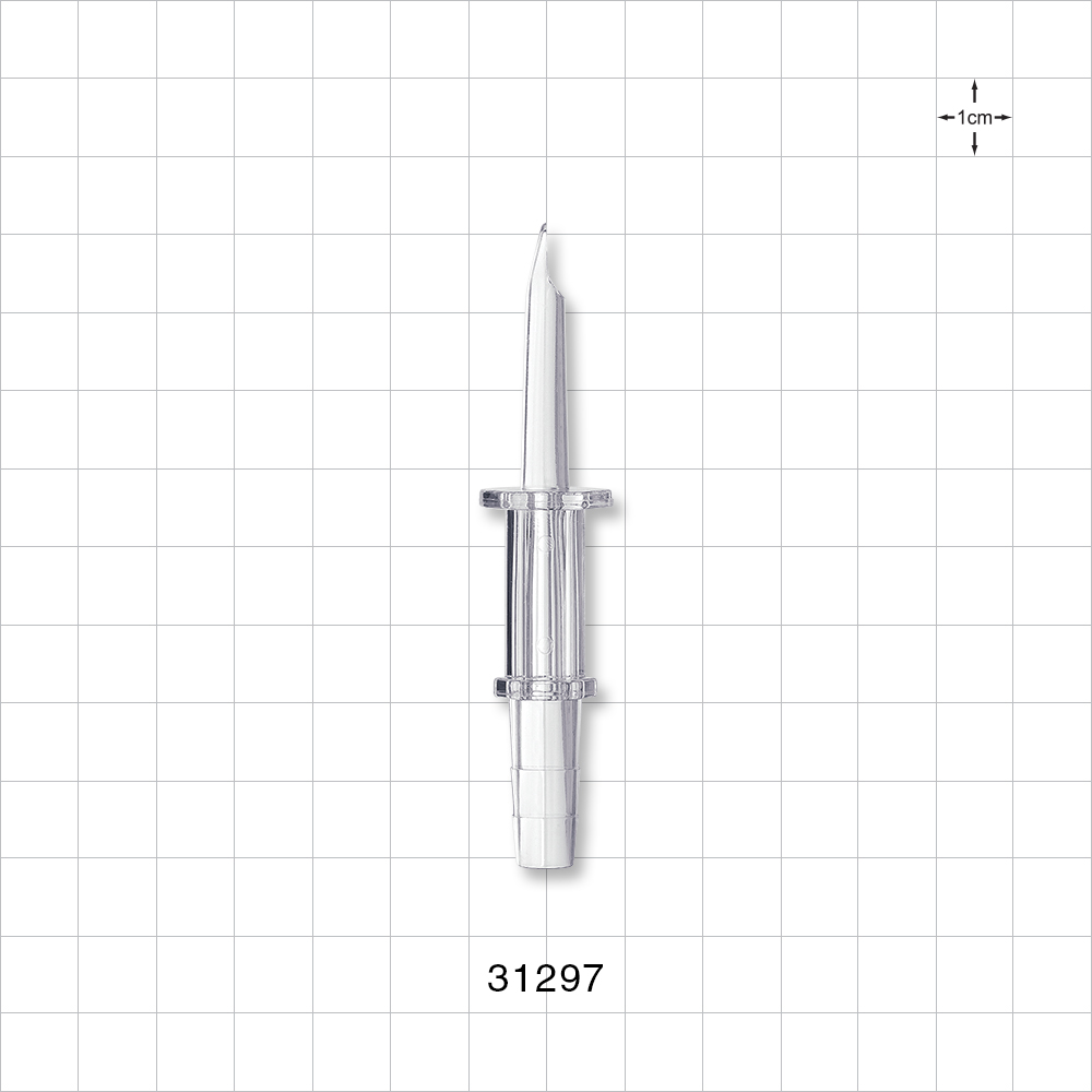 Spike, Non-Vented, Barb Connector