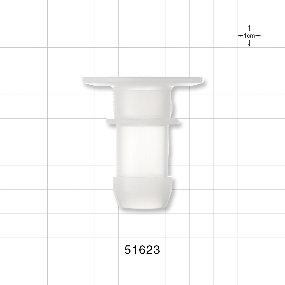 Sanitary Flange, Barbed, Natural