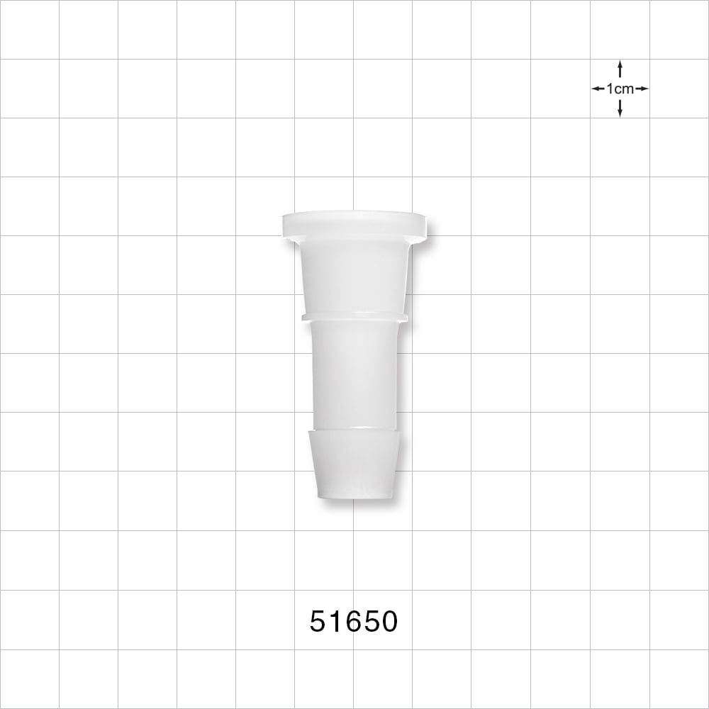 Sanitary Flange, Barbed, Natural