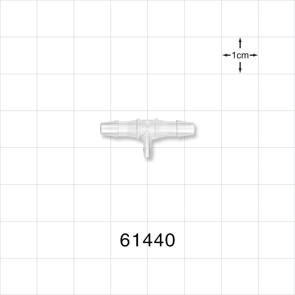 T Connector, Reducer, Barbed, Natural