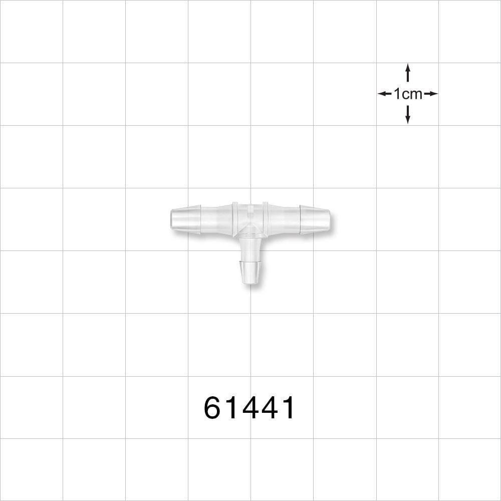 T Connector, Reducer, Barbed, Natural