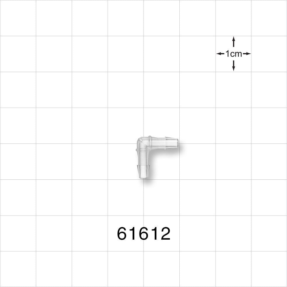 Elbow Connector, Barbed, Natural