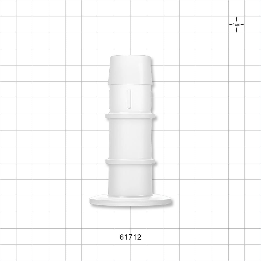 Sanitary Flange, Barbed, Natural