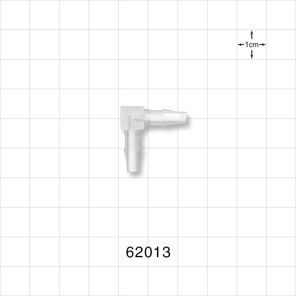 Elbow Connector, Barbed, Natural