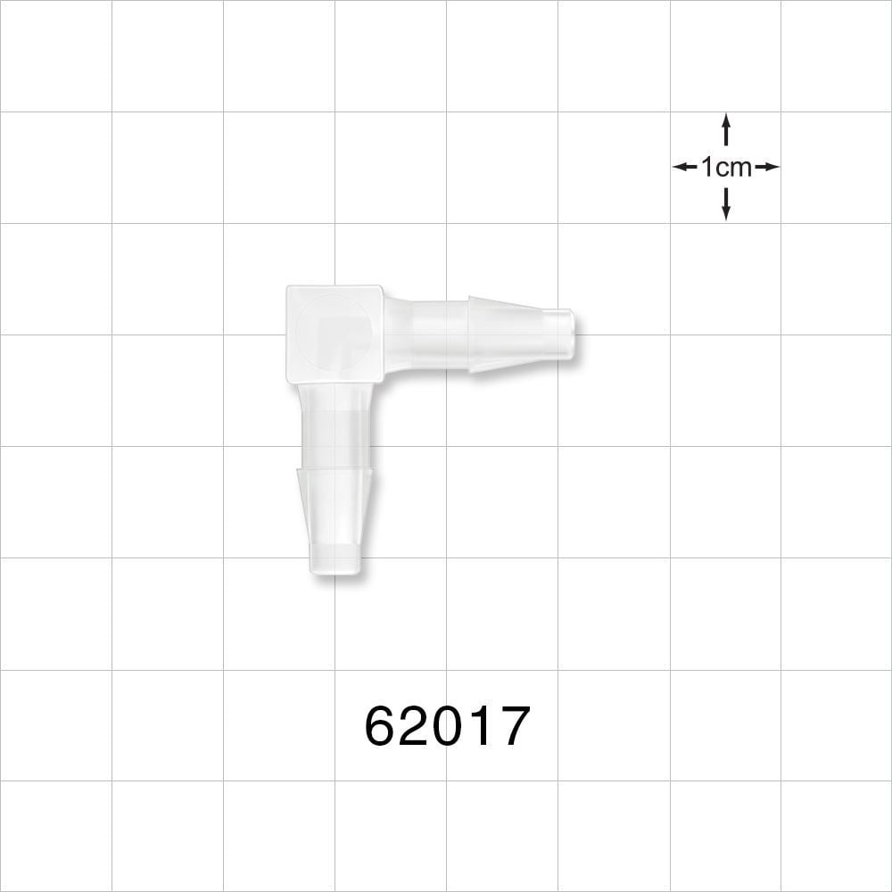 Elbow Connector, Barbed, Natural