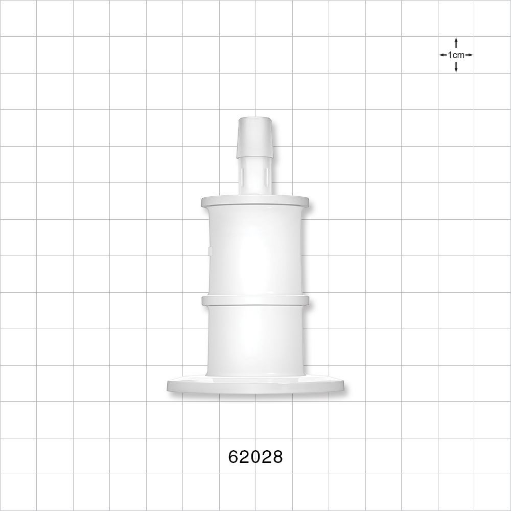 Sanitary Flange, Barbed, Natural