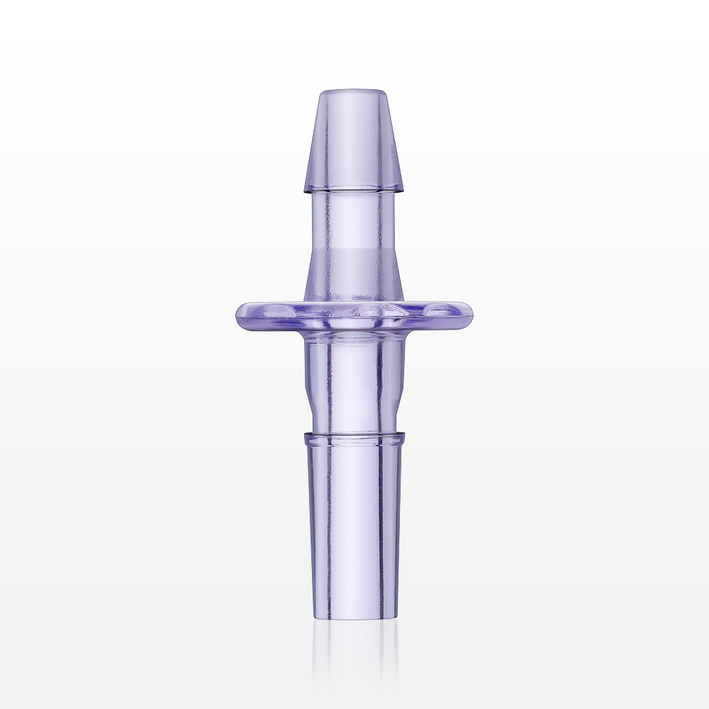 Male Luer Slip, Barbed, Clear