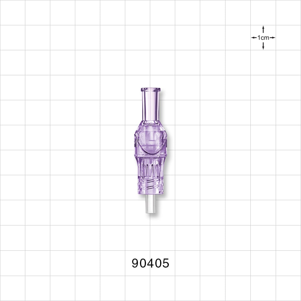 Closed Male Luer Lock Valve Connector with Female Luer Lock