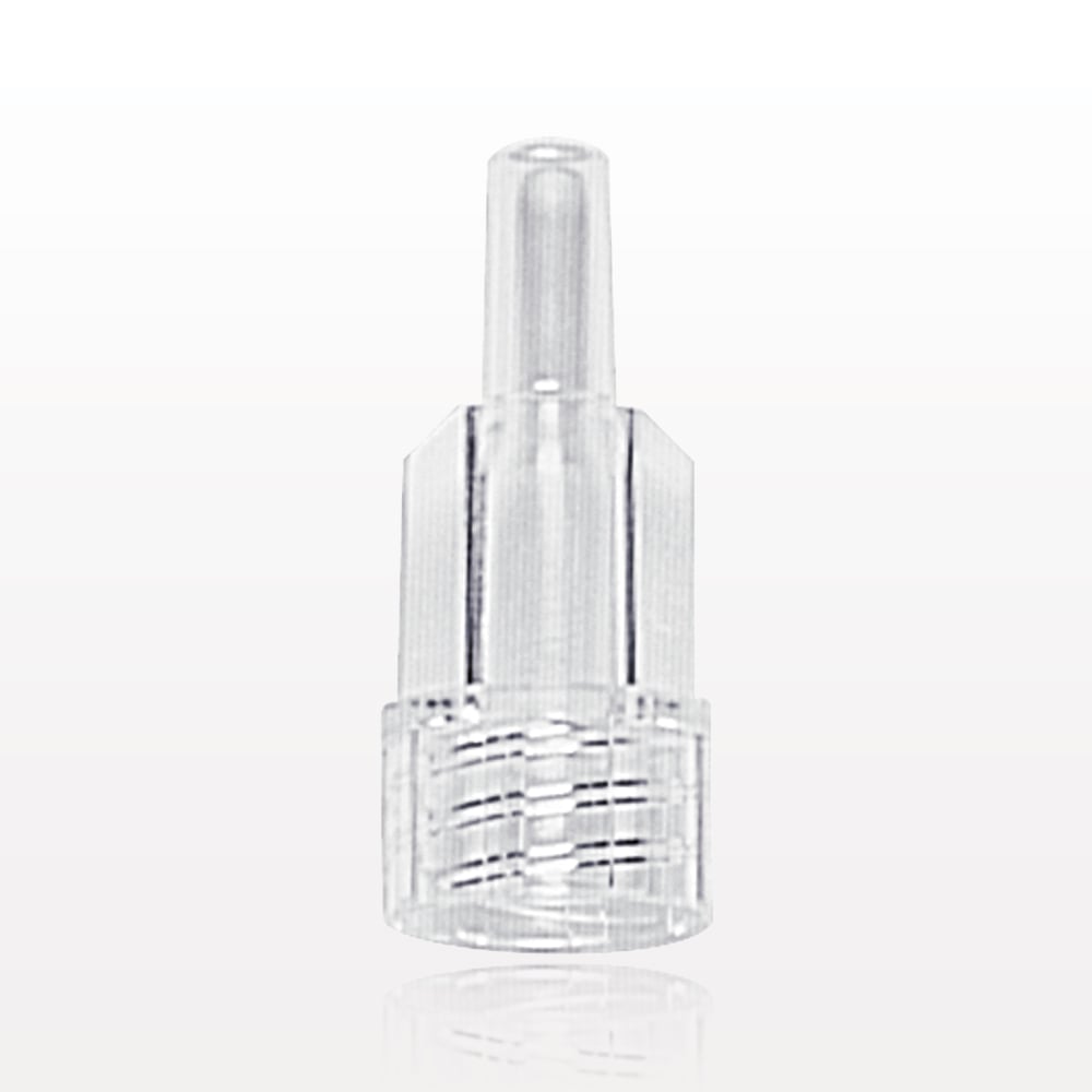 Large Bore Male Connector, Clear