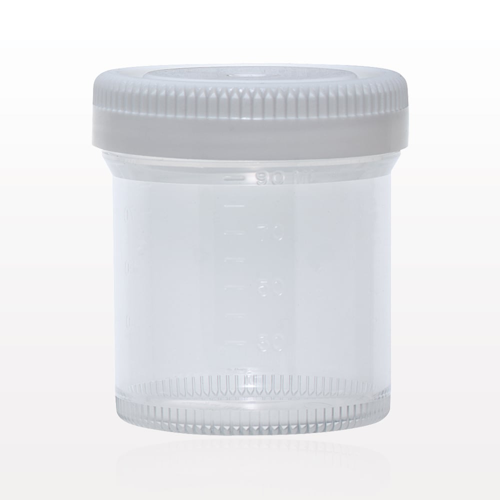 Specimen Container w/White Cap