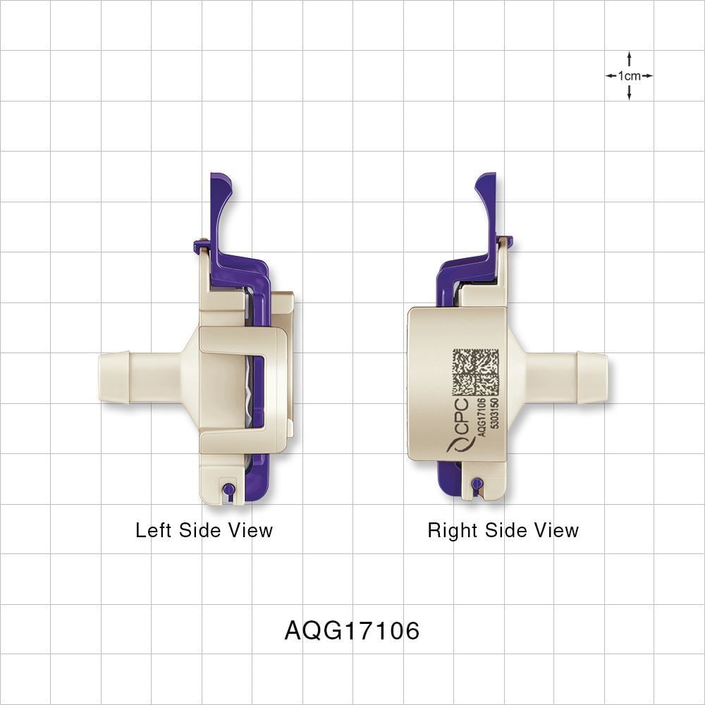 AseptiQuik® G Connector, Genderless, Barbed